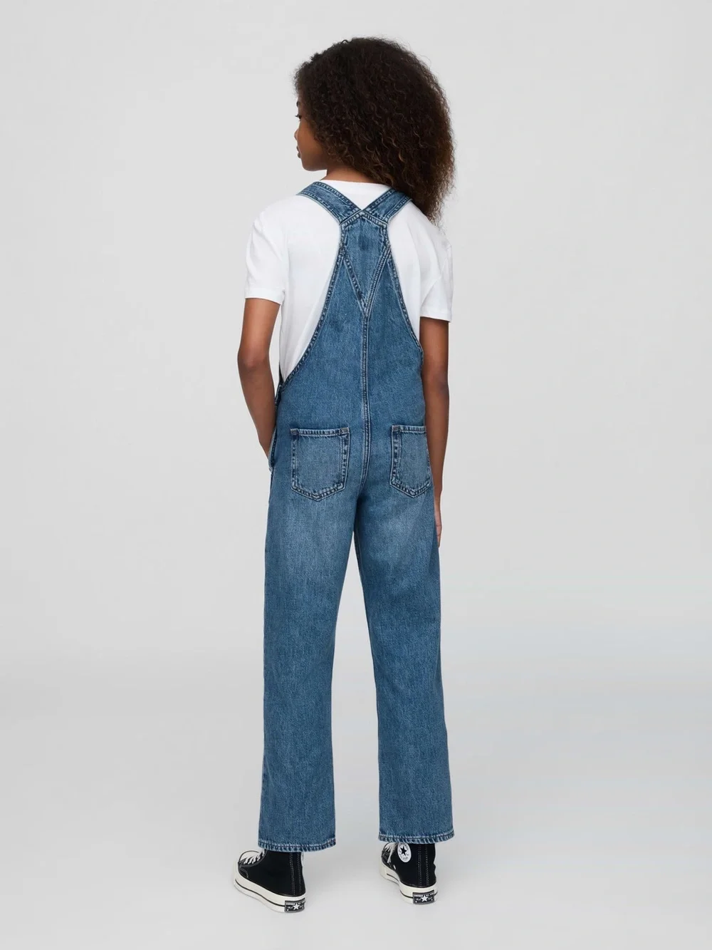 GAP Kids Loose Denim Overalls